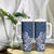 Hawaii Tumbler With Handle Plumeria Navy Curves