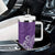 Hawaii Tumbler With Handle Plumeria Purple Curves