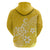 Polynesia Hoodie Plumeria Yellow Curves LT7 - Polynesian Pride