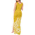 Polynesia Tank Maxi Dress Plumeria Yellow Curves LT7 - Polynesian Pride