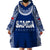 Personalised Samoa Rugby Wearable Blanket Hoodie WC 2023 Champions LT7 - Polynesian Pride