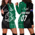 Personalised New Zealand Mix Ireland Rugby Hoodie Dress Celtic Knot Mix Silver Ferns LT7 - Polynesian Pride