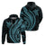 Polynesian Pride Hoodie Turtle Hibiscus Luxury Style - Aquamarine LT7 - Polynesian Pride