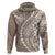 Polynesian Pride Hoodie Turtle Hibiscus Luxury Style - Beige LT7 Beige - Polynesian Pride