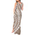 Polynesian Pride Tank Maxi Dress Turtle Hibiscus Luxury Style - Beige LT7 - Polynesian Pride