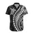 Polynesian Pride Hawaiian Shirt Turtle Hibiscus Luxury Style - Black LT7 Black - Polynesian Pride