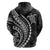 Polynesian Pride Hoodie Turtle Hibiscus Luxury Style - Black LT7 - Polynesian Pride