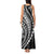 Polynesian Pride Tank Maxi Dress Turtle Hibiscus Luxury Style - Black LT7 - Polynesian Pride