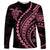 Polynesian Pride Long Sleeve Shirt Turtle Hibiscus Luxury Style - Carnation Pink LT7 Unisex Carnation Pink - Polynesian Pride