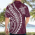 Polynesian Pride Hawaiian Shirt Turtle Hibiscus Luxury Style - Champagne LT7 - Polynesian Pride