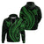 Polynesian Pride Hoodie Turtle Hibiscus Luxury Style - Green LT7 - Polynesian Pride