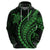 Polynesian Pride Hoodie Turtle Hibiscus Luxury Style - Green LT7 - Polynesian Pride