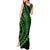 Polynesian Pride Tank Maxi Dress Turtle Hibiscus Luxury Style - Green LT7 - Polynesian Pride