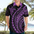 Polynesian Pride Hawaiian Shirt Turtle Hibiscus Luxury Style - Lilac LT7 - Polynesian Pride