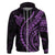 Polynesian Pride Hoodie Turtle Hibiscus Luxury Style - Lilac LT7 - Polynesian Pride