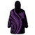 Polynesian Pride Wearable Blanket Hoodie Turtle Hibiscus Luxury Style - Lilac LT7 - Polynesian Pride