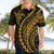 Polynesian Pride Hawaiian Shirt Turtle Hibiscus Luxury Style - Merigold LT7 - Polynesian Pride