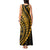 Polynesian Pride Tank Maxi Dress Turtle Hibiscus Luxury Style - Merigold LT7 - Polynesian Pride