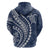 Polynesian Pride Hoodie Turtle Hibiscus Luxury Style - Navy LT7 - Polynesian Pride