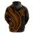 Polynesian Pride Hoodie Turtle Hibiscus Luxury Style - Orange LT7 - Polynesian Pride