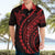 Polynesian Pride Hawaiian Shirt Turtle Hibiscus Luxury Style - Rose LT7 - Polynesian Pride