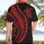 Polynesian Pride Hawaiian Shirt Turtle Hibiscus Luxury Style - Rose LT7 - Polynesian Pride