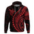 Polynesian Pride Hoodie Turtle Hibiscus Luxury Style - Rose LT7 Rose - Polynesian Pride