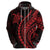 Polynesian Pride Hoodie Turtle Hibiscus Luxury Style - Rose LT7 - Polynesian Pride