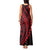 Polynesian Pride Tank Maxi Dress Turtle Hibiscus Luxury Style - Rose LT7 - Polynesian Pride