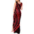 Polynesian Pride Tank Maxi Dress Turtle Hibiscus Luxury Style - Rose LT7 - Polynesian Pride