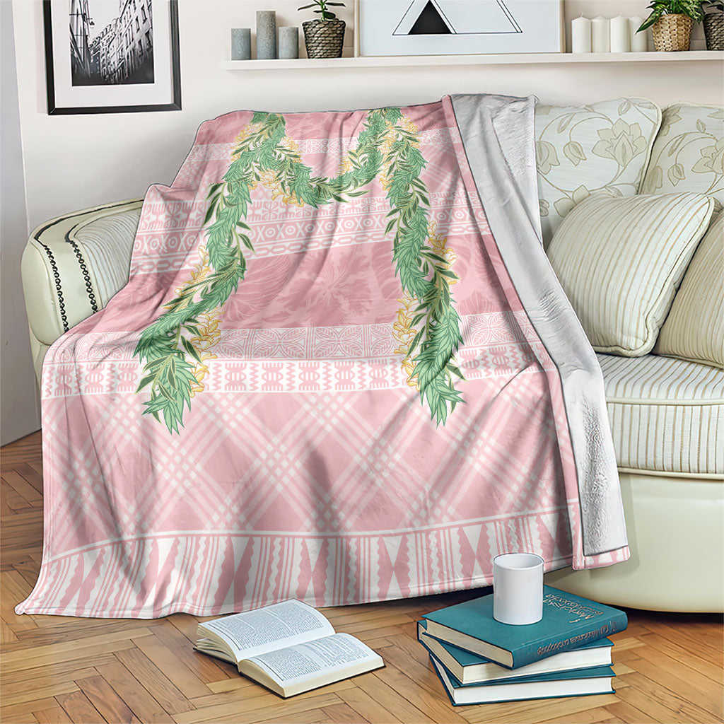 Hawai'i Paniolo Maile Twisted Lei Blanket Dusty Rose LT7 Dusty Rose - Polynesian Pride
