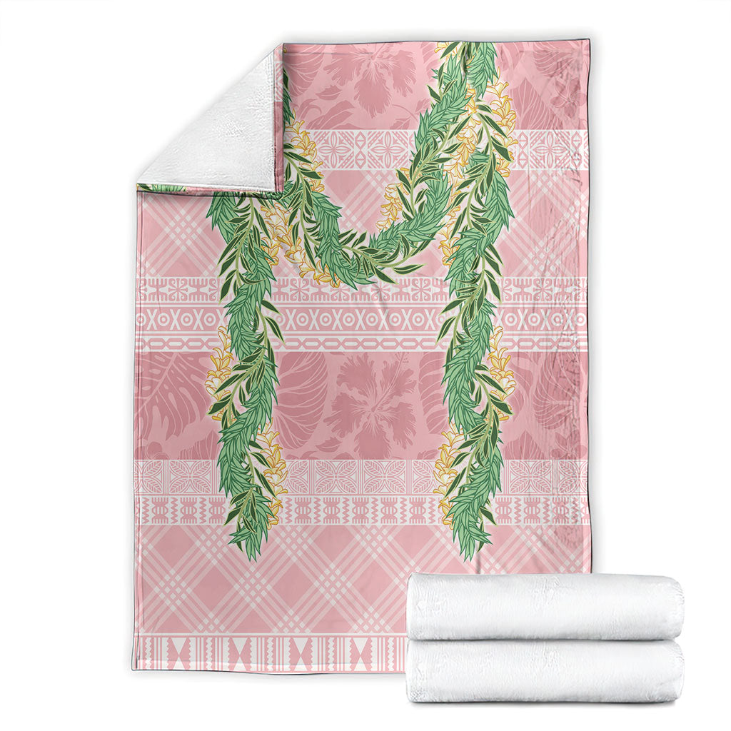Hawai'i Paniolo Maile Twisted Lei Blanket Dusty Rose LT7 - Polynesian Pride