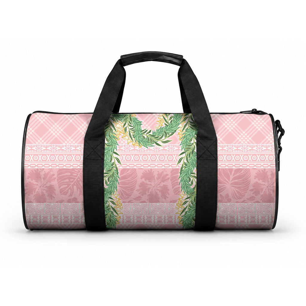 Hawai'i Paniolo Maile Twisted Lei Duffle Bag Dusty Rose
