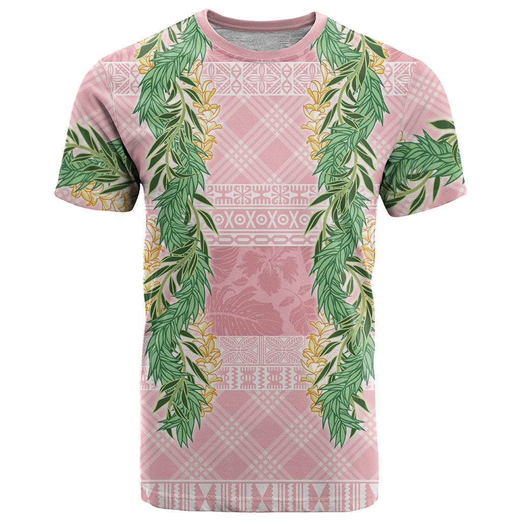Hawai'i Paniolo Maile Twisted Lei T Shirt Dusty Rose LT7 Dusty Rose - Polynesian Pride