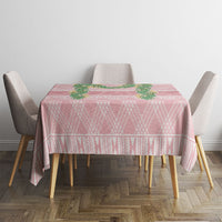 Hawai'i Paniolo Maile Twisted Lei Tablecloth Dusty Rose LT7 - Polynesian Pride