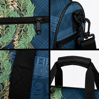 Hawai'i Paniolo Maile Twisted Lei Duffle Bag Cobalt Blue
