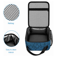 Hawai'i Paniolo Maile Twisted Lei Lunch Bag Cobalt Blue
