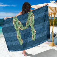 Hawai'i Paniolo Maile Twisted Lei Sarong Cobalt Blue LT7 One Size 44 x 66 inches Cobalt Blue - Polynesian Pride