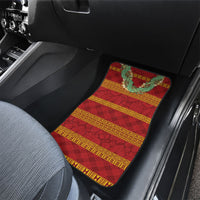Hawai'i Paniolo Maile Twisted Lei Car Mats Hilo Royal Red LT7 - Polynesian Pride