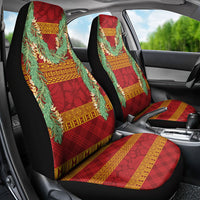 Hawai'i Paniolo Maile Twisted Lei Car Seat Cover Hilo Royal Red LT7 - Polynesian Pride