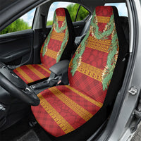 Hawai'i Paniolo Maile Twisted Lei Car Seat Cover Hilo Royal Red LT7 - Polynesian Pride