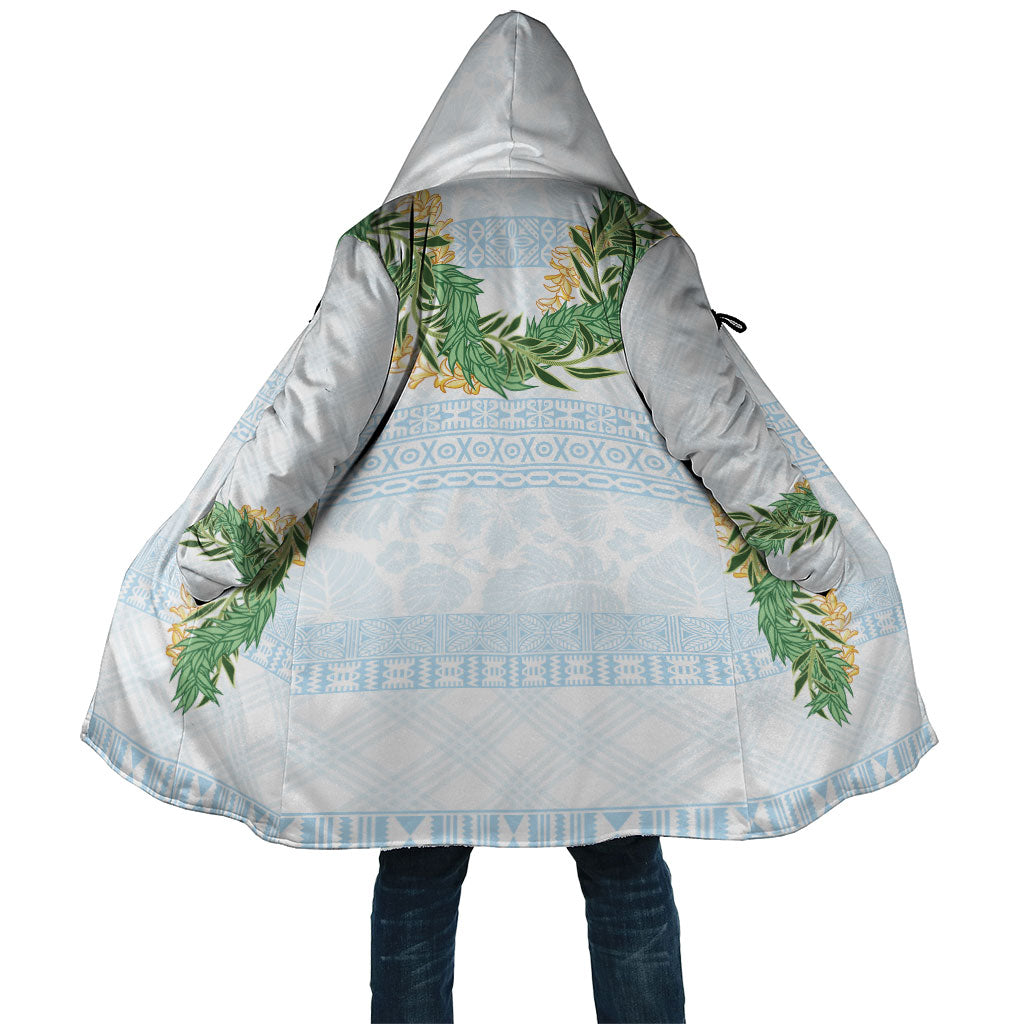 Hawai'i Paniolo Maile Twisted Lei Cloak Winter White LT7 Unisex White - Polynesian Pride