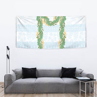 Hawai'i Paniolo Maile Twisted Lei Tapestry Winter White LT7 - Polynesian Pride