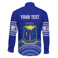 Personalised Fiji Natabua High School Family Matching Summer Maxi Dress and Hawaiian Shirt Kaviti Tapa Mix Colors Proud NHS LT7 - Polynesian Pride