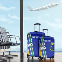 Personalised Fiji Natabua High School Luggage Cover Kaviti Tapa Mix Colors Proud NHS LT7 - Polynesian Pride