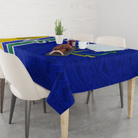 Personalised Fiji Natabua High School Tablecloth Kaviti Tapa Mix Colors Proud NHS LT7 - Polynesian Pride