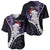 New Zealand Personalised Baseball Jersey Meri Kirihimete Kowhaiwhai Mix Paua Shell - Amethys