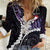 New Zealand Personalised Women Casual Shirt Meri Kirihimete Kowhaiwhai Mix Paua Shell - Amethys