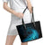 Polynesian Shark Leather Tote Bag Under The Waves LT7 - Polynesian Pride