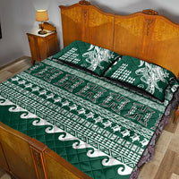 Hawaii Rainbow Warriors Christmas Quilt Bed Set Kakau Motifs LT7 - Polynesian Pride
